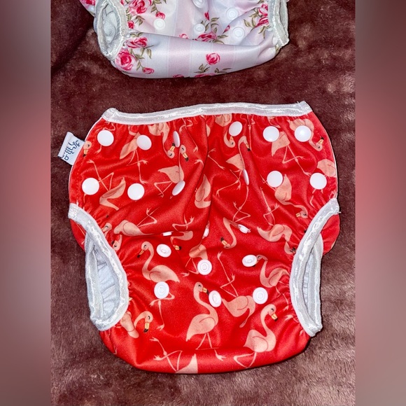 TWO FOR ONE Reusable Infant-Toddler Swim Diapers - Picture 2 of 8